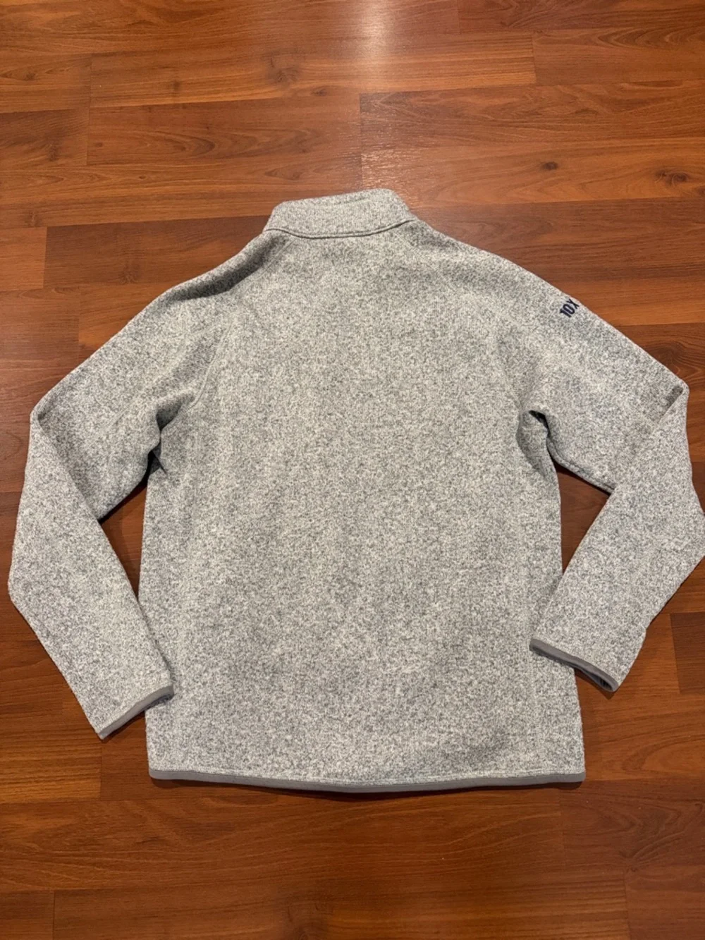 Patagonia Heather Gray Full-Zip Fleece Jacket - Picture 3 of 4